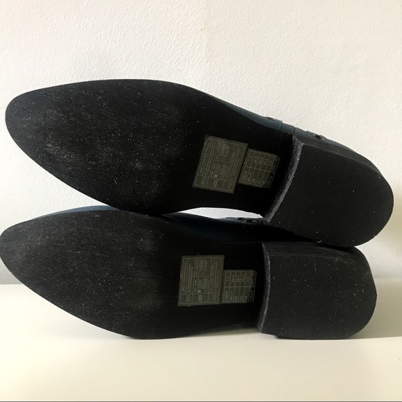 Forever 21 Blue Ankle Boots Size 7.5 - Picture 5 of 5